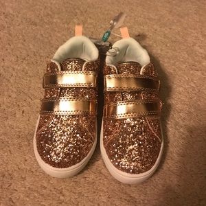 NWT sparkling gold shoes